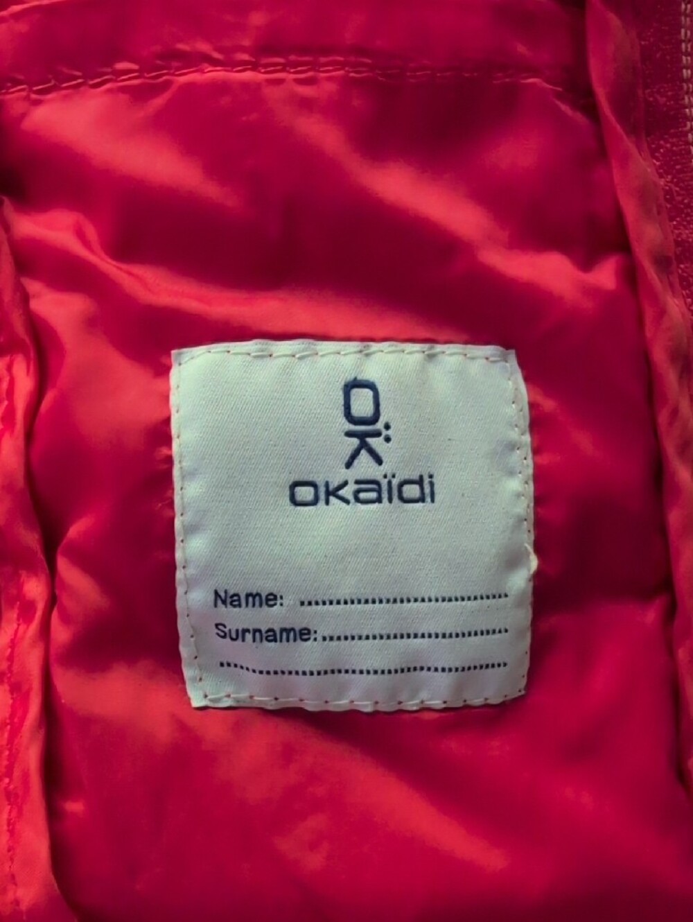 Kids Red Hooded Puffer Jacket by - Picture 2 of 5